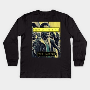 Fred Hampton Kids Long Sleeve T-Shirt